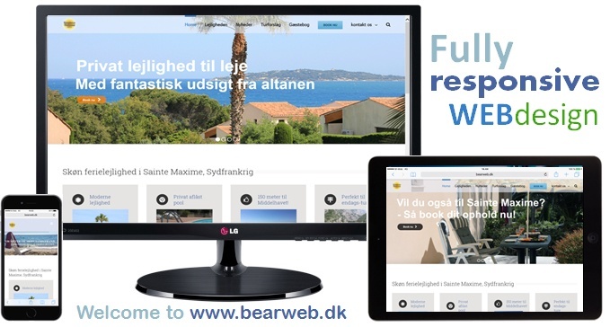 Ny Sainte Maxime hjemmeside